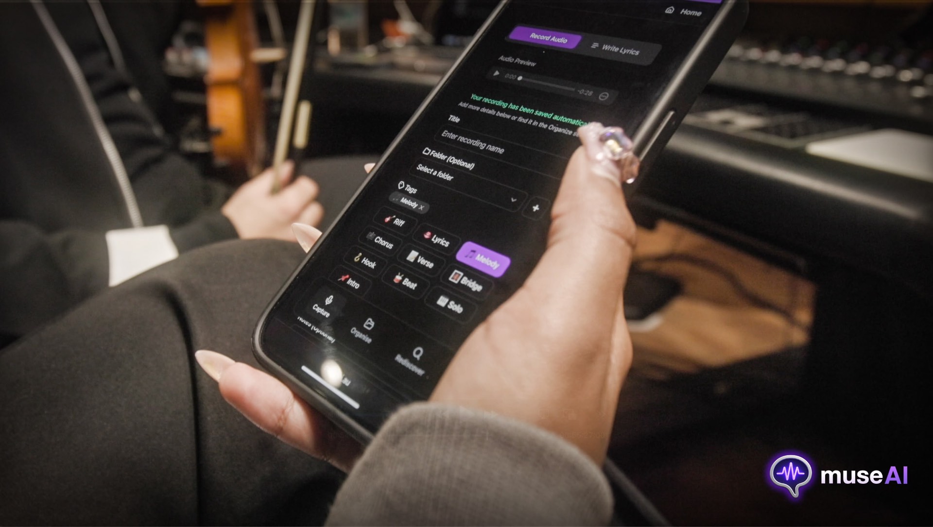 MuseAI - AI-Powered Second Brain for Musicians | Never Lose Musical Ideas